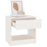 NNEVL Bedside Cabinets 2 pcs White 40x31x40 cm Solid Pinewood