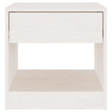NNEVL Bedside Cabinets 2 pcs White 40x31x40 cm Solid Pinewood