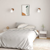 NNEVL Bedside Cabinets 2 pcs White 40x31x40 cm Solid Pinewood