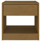 NNEVL Bedside Cabinet Honey Brown 40x31x40 cm Solid Pinewood