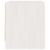 NNEVL Bedside Cabinets 2 pcs White 40x30.5x35.5 cm Solid Pine Wood