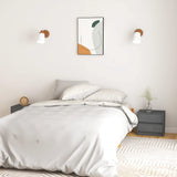 NNEVL Bedside Cabinets 2 pcs Grey 40x30.5x35.5 cm Solid Pine Wood