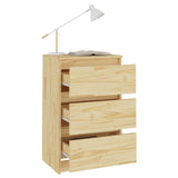 NNEVL Bedside Cabinets 2 pcs 40x29.5x64 cm Solid Pine Wood