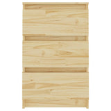 NNEVL Bedside Cabinets 2 pcs 40x29.5x64 cm Solid Pine Wood