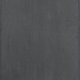 NNEVL Bedside Cabinet Grey 60x36x64 cm Solid Pinewood