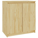 NNEVL Side Cabinet 60x36x65 cm Solid Pinewood