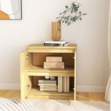 NNEVL Side Cabinet 60x36x65 cm Solid Pinewood