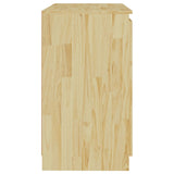 NNEVL Side Cabinet 60x36x65 cm Solid Pinewood