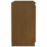 NNEVL Side Cabinet Honey Brown 60x36x65 cm Solid Pinewood