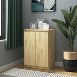 NNEVL Sideboard 60x36x84 cm Solid Pinewood