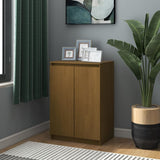 NNEVL Sideboard Honey Brown 60x36x84 cm Solid Pinewood