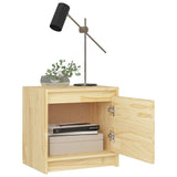 NNEVL Bedside Cabinet 40x30.5x40 cm Solid Pinewood