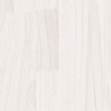 NNEVL Bedside Cabinet White 40x30.5x40 cm Solid Pinewood