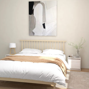 NNEVL Bedside Cabinets 2 pcs White 40x30.5x40 cm Solid Pinewood