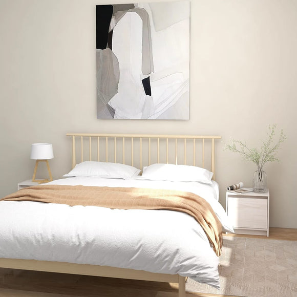 NNEVL Bedside Cabinets 2 pcs White 40x30.5x40 cm Solid Pinewood