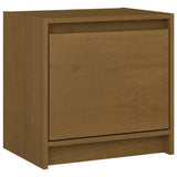 NNEVL Bedside Cabinets 2 pcs Honey Brown 40x30.5x40 cm Solid Pinewood