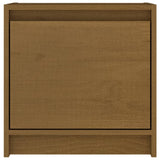 NNEVL Bedside Cabinets 2 pcs Honey Brown 40x30.5x40 cm Solid Pinewood