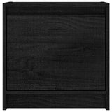 NNEVL Bedside Cabinets 2 pcs Black 40x30.5x40 cm Solid Pinewood