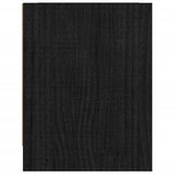 NNEVL Bedside Cabinets 2 pcs Black 40x30.5x40 cm Solid Pinewood