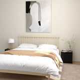 NNEVL Bedside Cabinets 2 pcs Black 40x30.5x40 cm Solid Pinewood