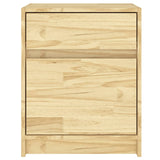 NNEVL Bedside Cabinet 40x31x50 cm Solid Pinewood
