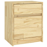 NNEVL Bedside Cabinets 2 pcs 40x31x50 cm Solid Pinewood