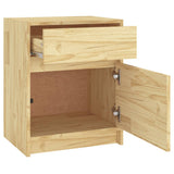 NNEVL Bedside Cabinets 2 pcs 40x31x50 cm Solid Pinewood