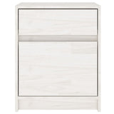 NNEVL Bedside Cabinets 2 pcs White 40x31x50 cm Solid Pinewood