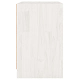 NNEVL Bedside Cabinets 2 pcs White 40x31x50 cm Solid Pinewood