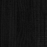 NNEVL Bedside Cabinets 2 pcs Black 40x31x50 cm Solid Pinewood