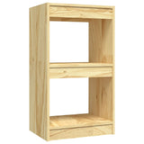 NNEVL Book Cabinet 40x30x71.5 cm Solid Pinewood