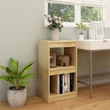 NNEVL Book Cabinet 40x30x71.5 cm Solid Pinewood