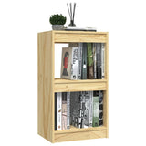 NNEVL Book Cabinet 40x30x71.5 cm Solid Pinewood