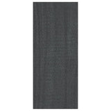 NNEVL Book Cabinet Grey 40x30x71.5 cm Solid Pinewood