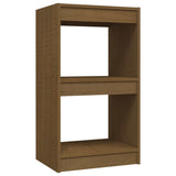 NNEVL Book Cabinet Honey Brown 40x30x71.5 cm Solid Pinewood