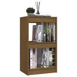 NNEVL Book Cabinet Honey Brown 40x30x71.5 cm Solid Pinewood
