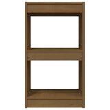 NNEVL Book Cabinet Honey Brown 40x30x71.5 cm Solid Pinewood