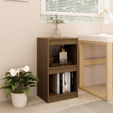 NNEVL Book Cabinet Honey Brown 40x30x71.5 cm Solid Pinewood