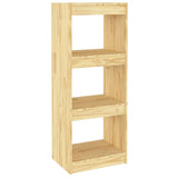 NNEVL Book Cabinet/Room Divider 40x30x103.5 cm Solid Pinewood