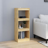 NNEVL Book Cabinet/Room Divider 40x30x103.5 cm Solid Pinewood
