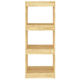 NNEVL Book Cabinet/Room Divider 40x30x103.5 cm Solid Pinewood