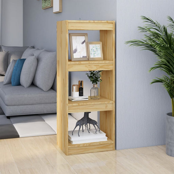 NNEVL Book Cabinet/Room Divider 40x30x103.5 cm Solid Pinewood