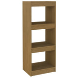 NNEVL Book Cabinet/Room Divider Honey Brown 40x30x103.5 cm Pinewood
