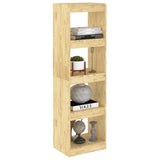 NNEVL Book Cabinet Room Divider 40x30x135.5 cm Pinewood