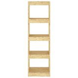 NNEVL Book Cabinet Room Divider 40x30x135.5 cm Pinewood