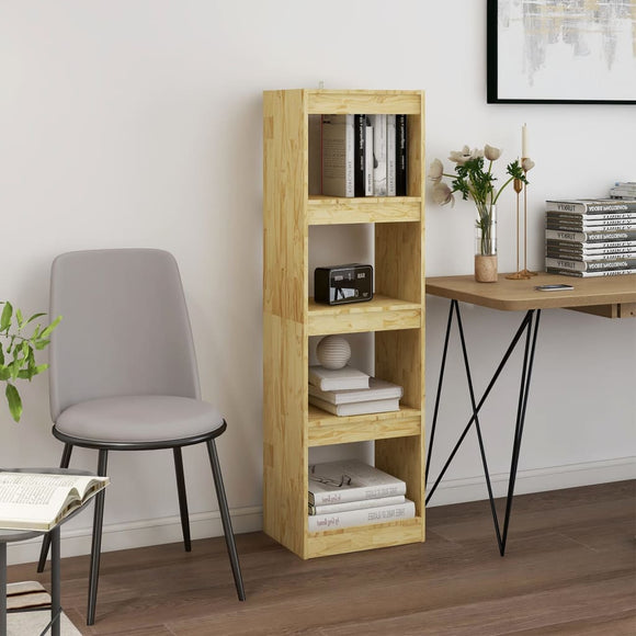 NNEVL Book Cabinet Room Divider 40x30x135.5 cm Pinewood