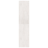 NNEVL Book Cabinet Room Divider White 40x30x135.5 cm Pinewood