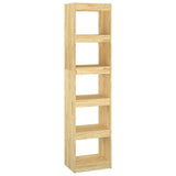 NNEVL Book Cabinet/Room Divider 40x30x167.5 cm Solid Pinewood