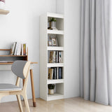 NNEVL Book Cabinet/Room Divider White 40x30x167.5 cm Solid Pinewood