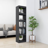 NNEVL Book Cabinet/Room Divider Grey 40x30x167.5 cm Solid Pinewood